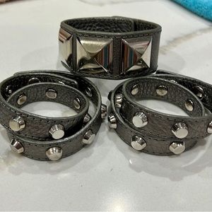 Michael Kors leather wrap bracelet